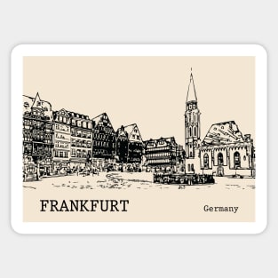 Frankfurt Germany Sticker